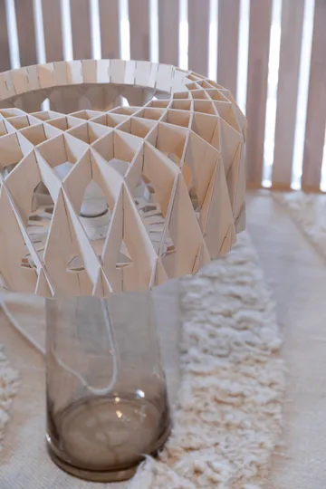 Signature 35 bordslampa - Amber-björk, Ø36,5x53 cm - Pilke