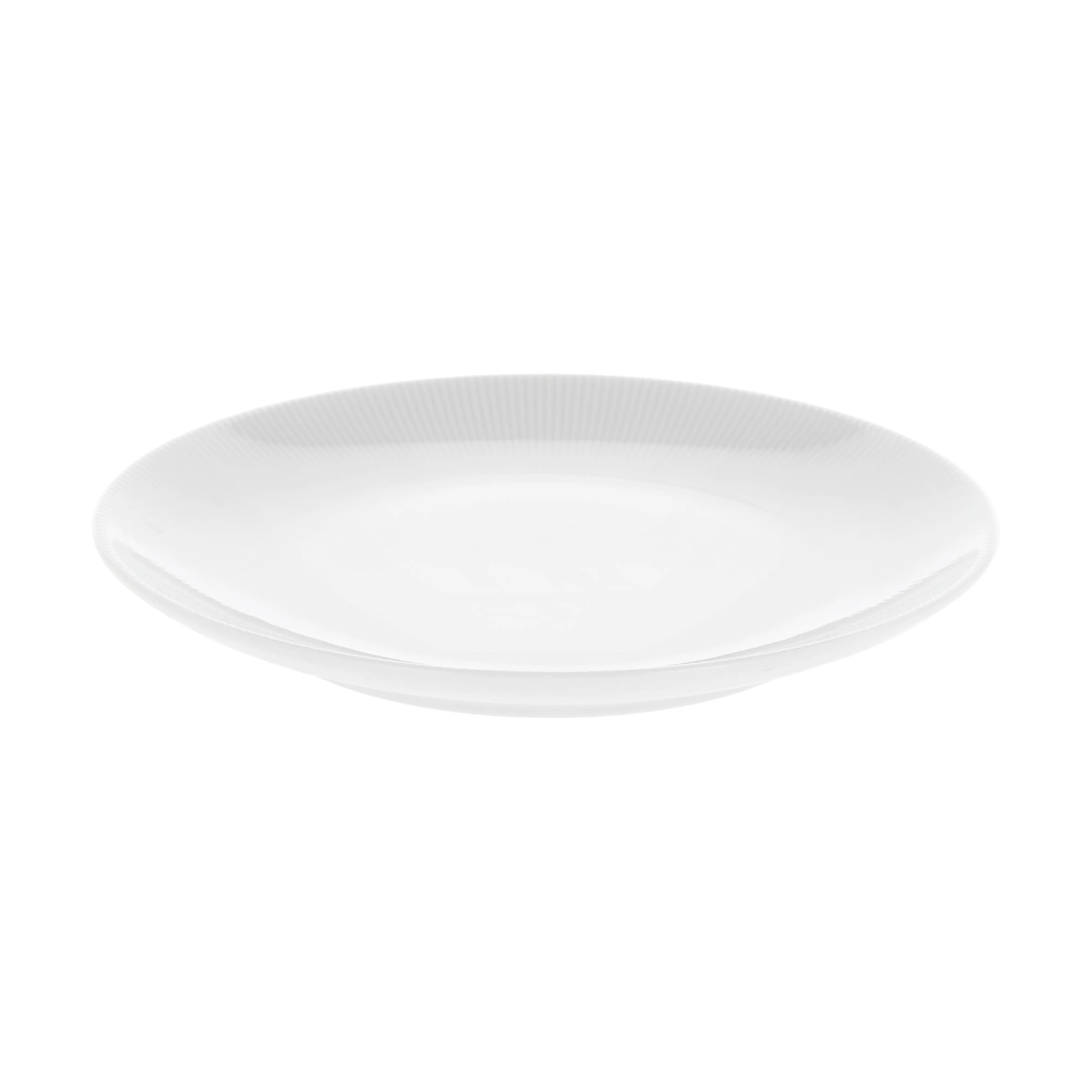 Eventail assiett flat Ø21 cm, Vit