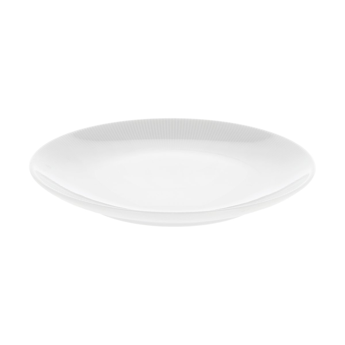 Pillivuyt Eventail assiett flat 21 cm Vit | Skandinavisk Design | Assietter | Vit