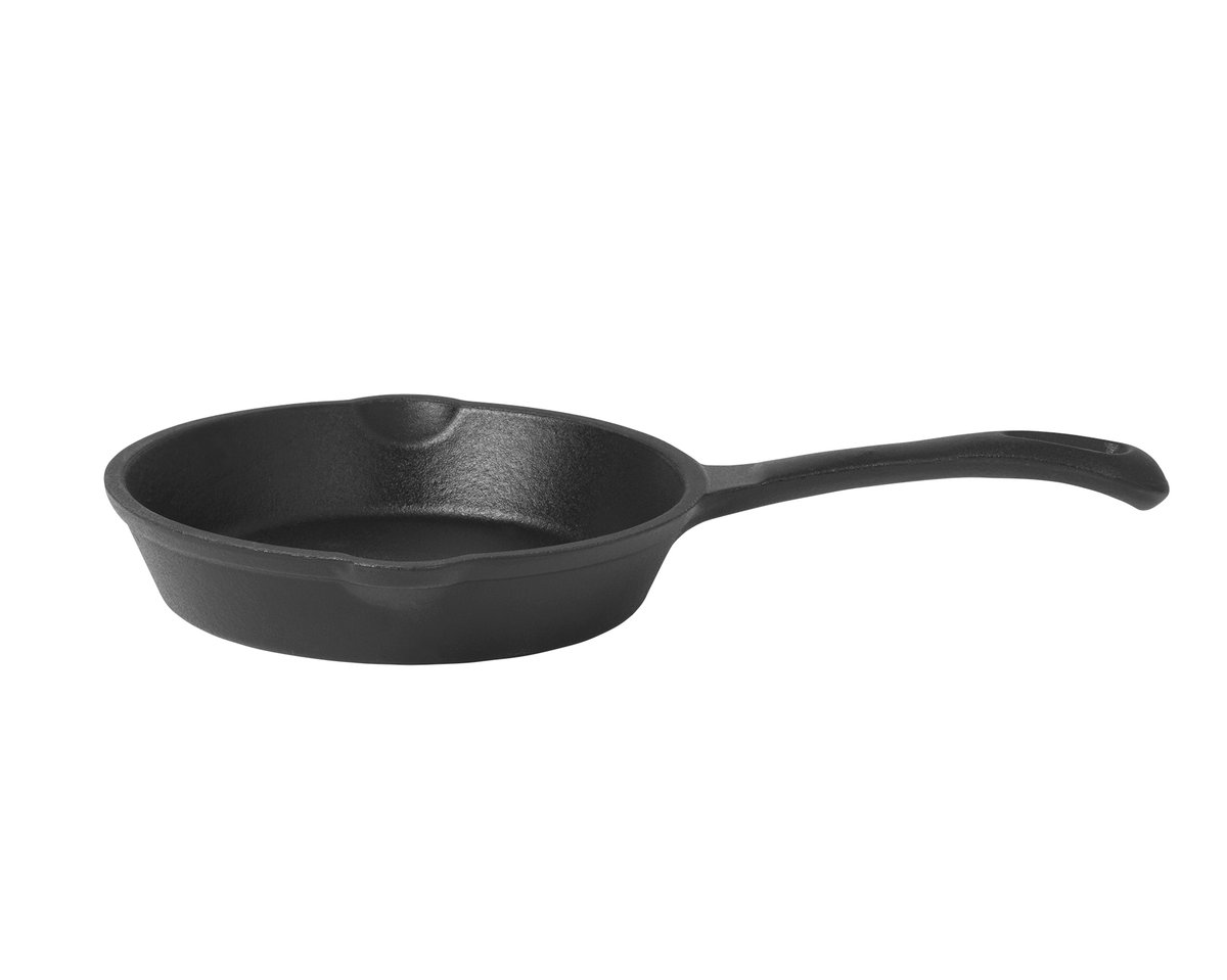 Pillivuyt Garonne mini stekpanna gjutjärn 16 cm | Skandinavisk Design | Stekpannor | Svart