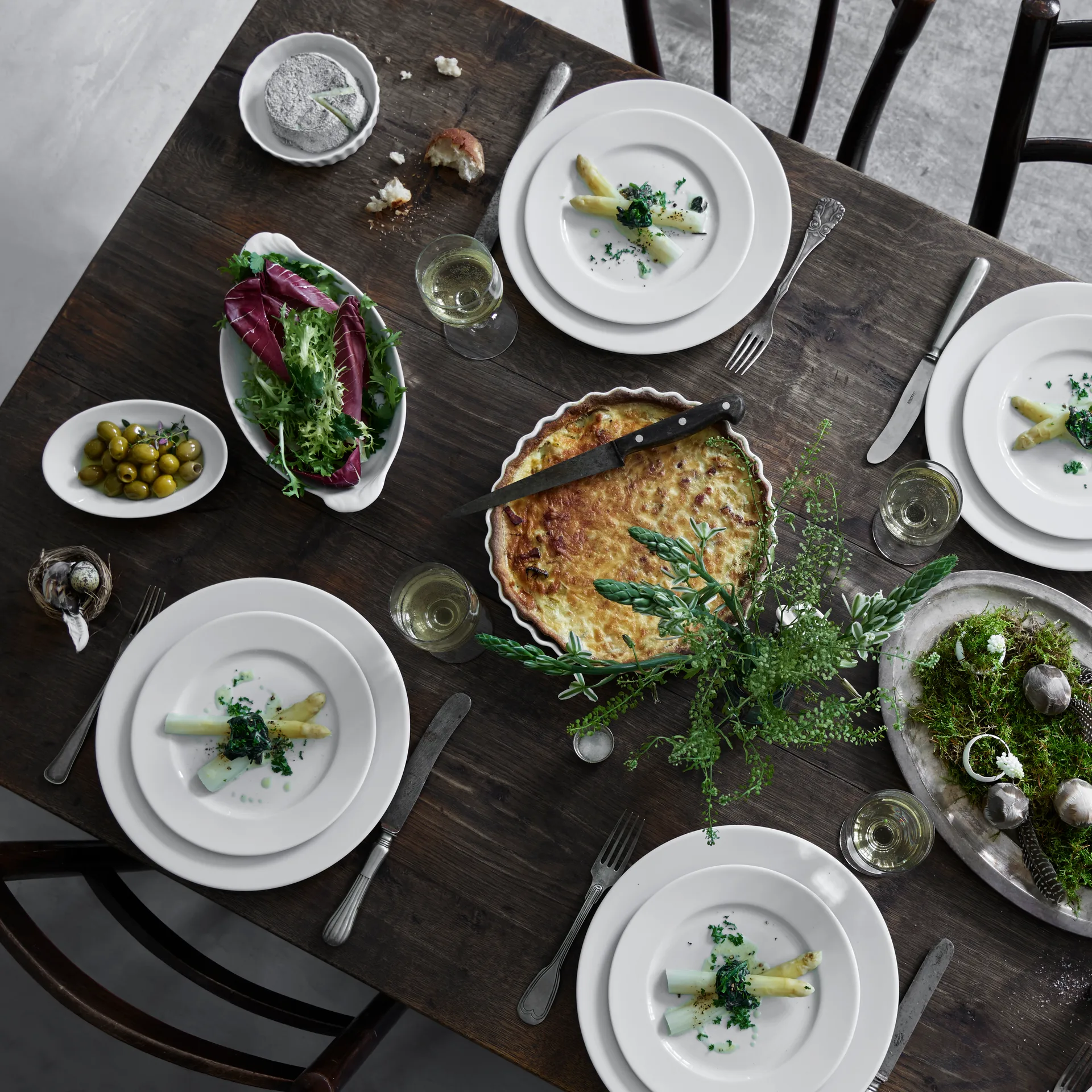 Pillivuyt pajform rund vit, Ø 24 cm Pillivuyt