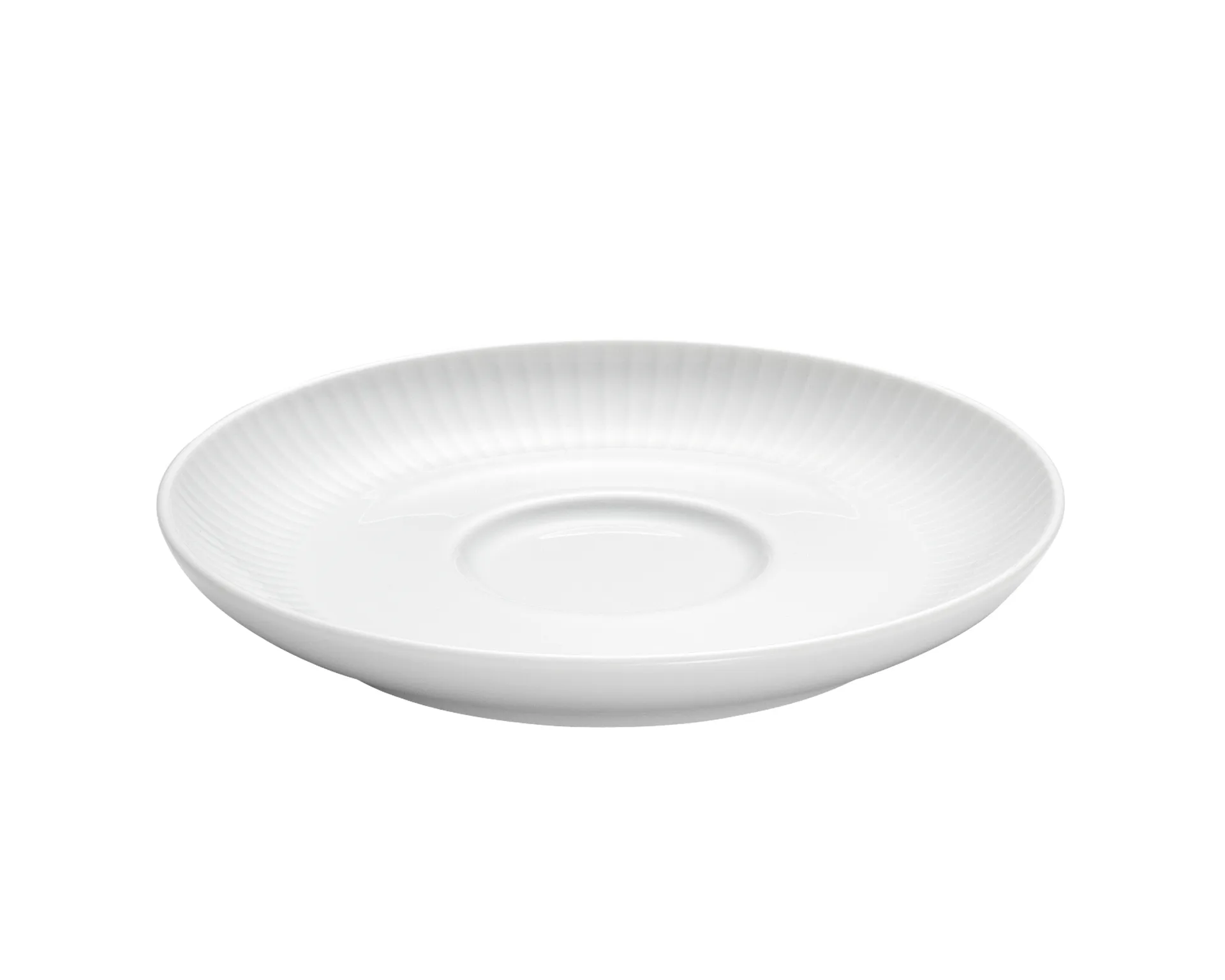 Pillivuyt Plissé Fat till kaffekopp 29 cl, Ø16,5 cm Pillivuyt
