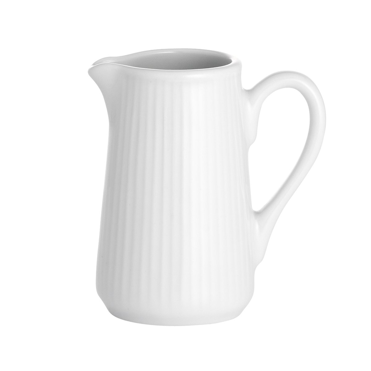 Pillivuyt Plissé kanna 13 cl Vit | Skandinavisk Design | Mjölkkannor | Vit