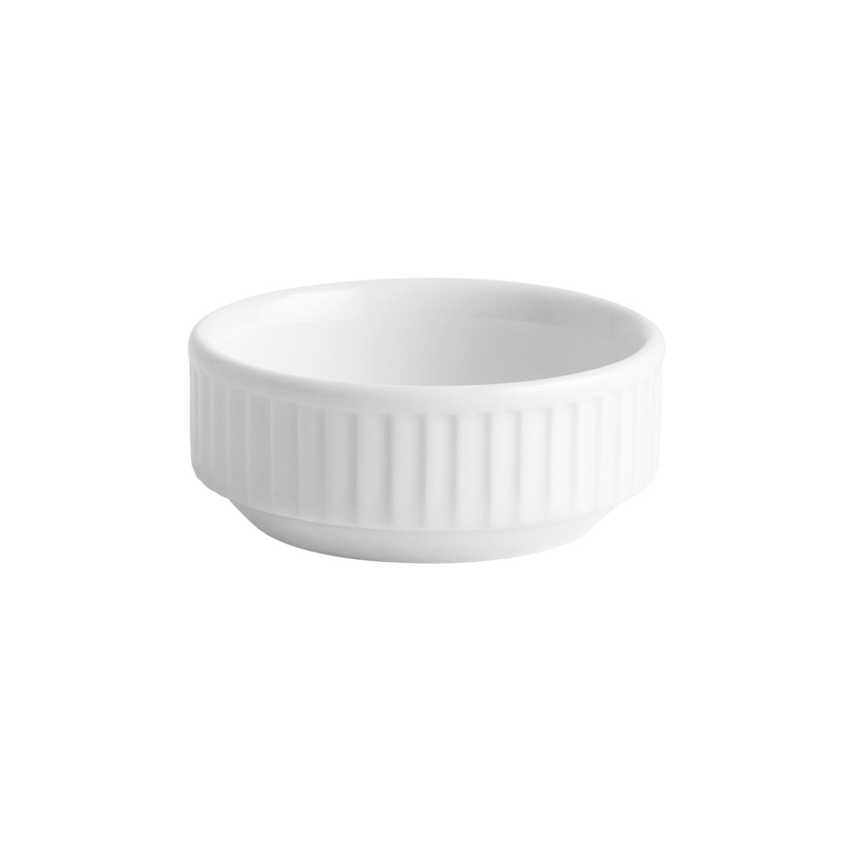 Pillivuyt Plissé miniskål 7 cm Vit | Skandinavisk Design | Serveringsskålar | Vit