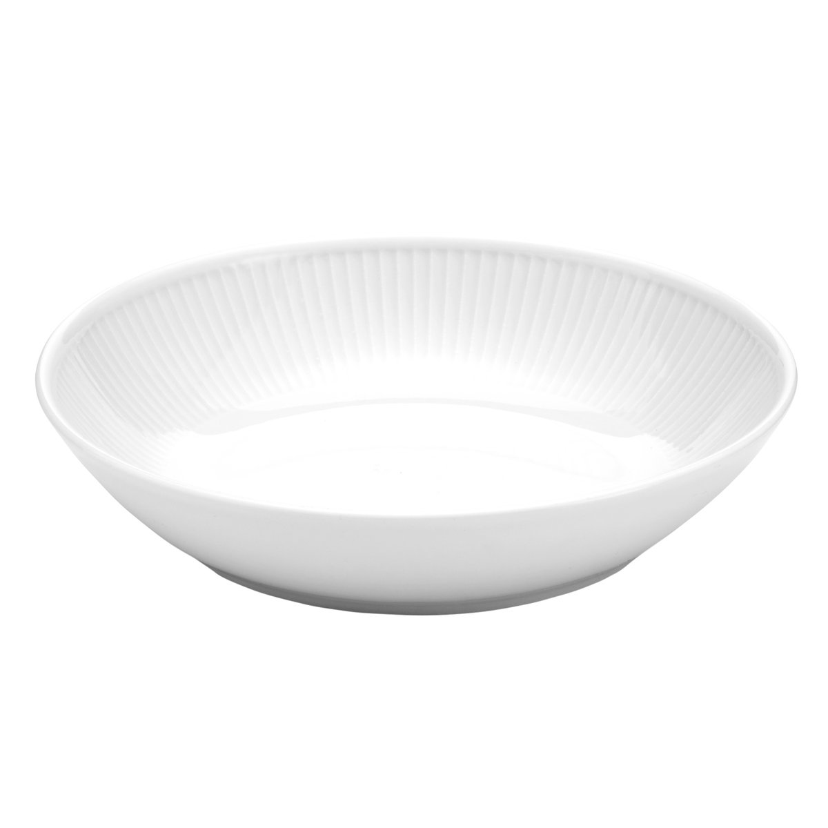 Pillivuyt Plissé pastatallrik 20cm Vit | Skandinavisk Design | Djupa tallrikar | Vit