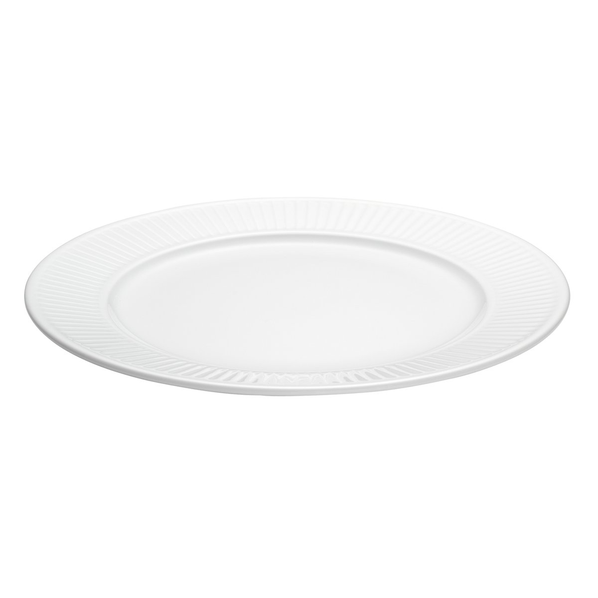 Pillivuyt Plissé tallrik 26 cm Vit | Skandinavisk Design | Mattallrikar | Vit
