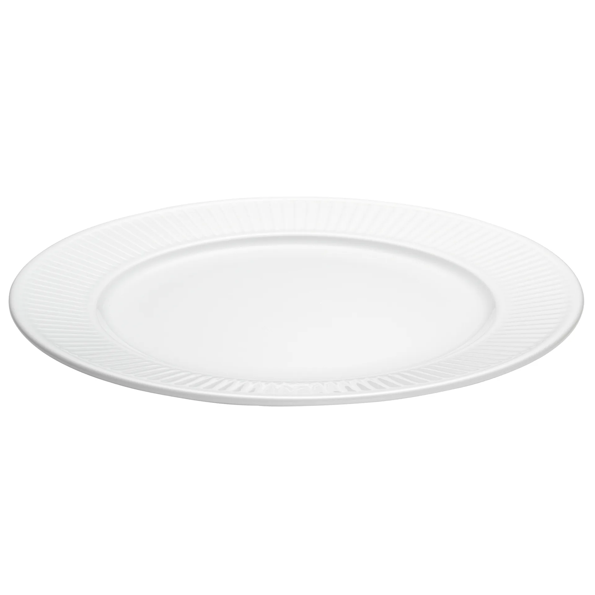 Plissé tallrik Ø 28 cm, Vit Pillivuyt
