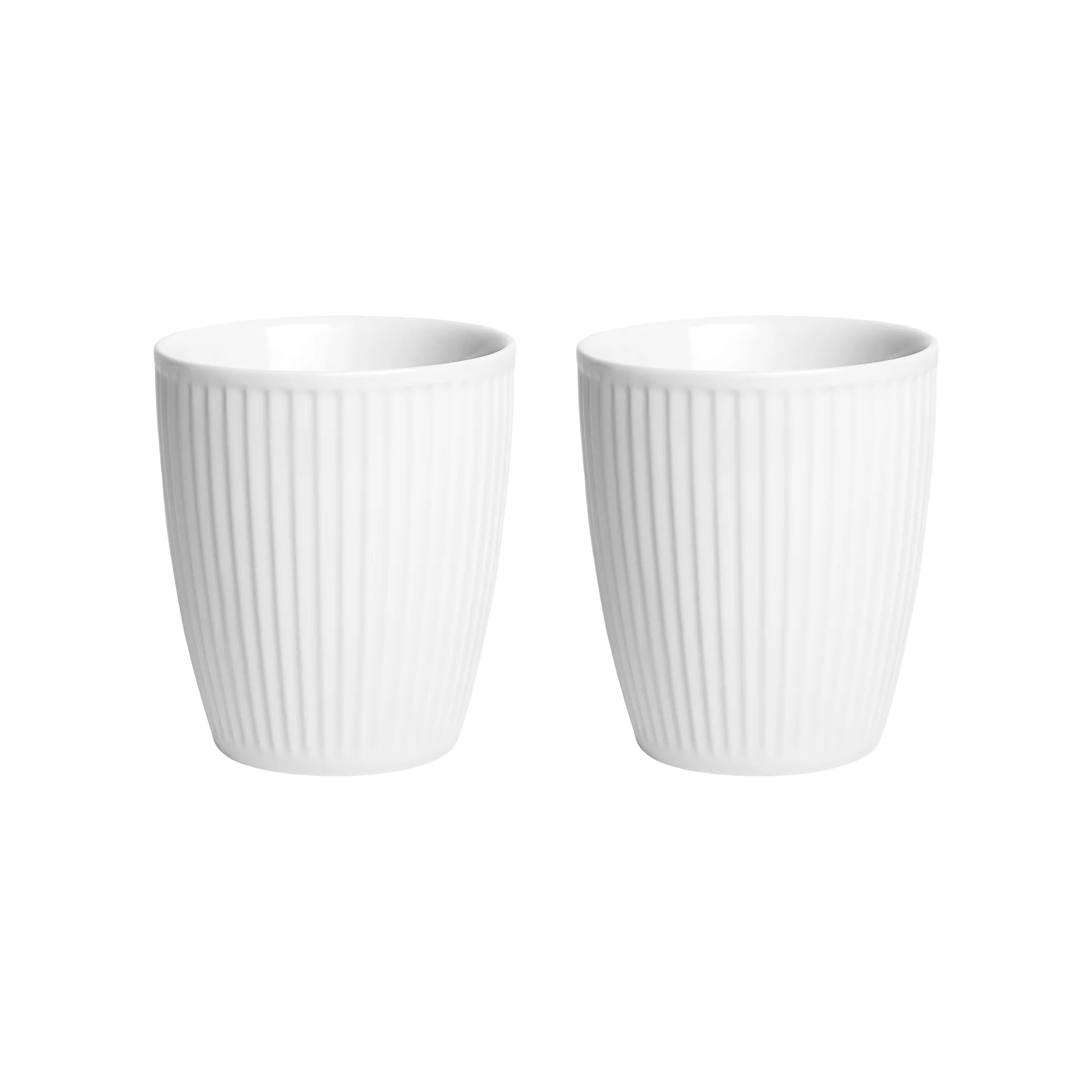 Plissé Termosmugg 8 cl 2-pack, Vit Pillivuyt