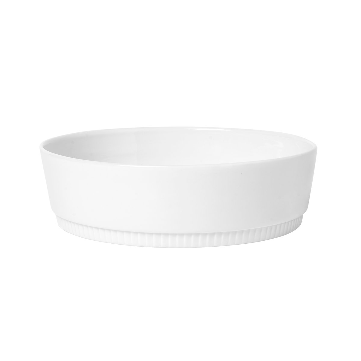 Pillivuyt Toulouse skål låg nr 4 Vit | Skandinavisk Design | Serveringsskålar | Vit