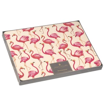 Flamingo bordsunderlägg 4-pack - 30x23 cm - Pimpernel