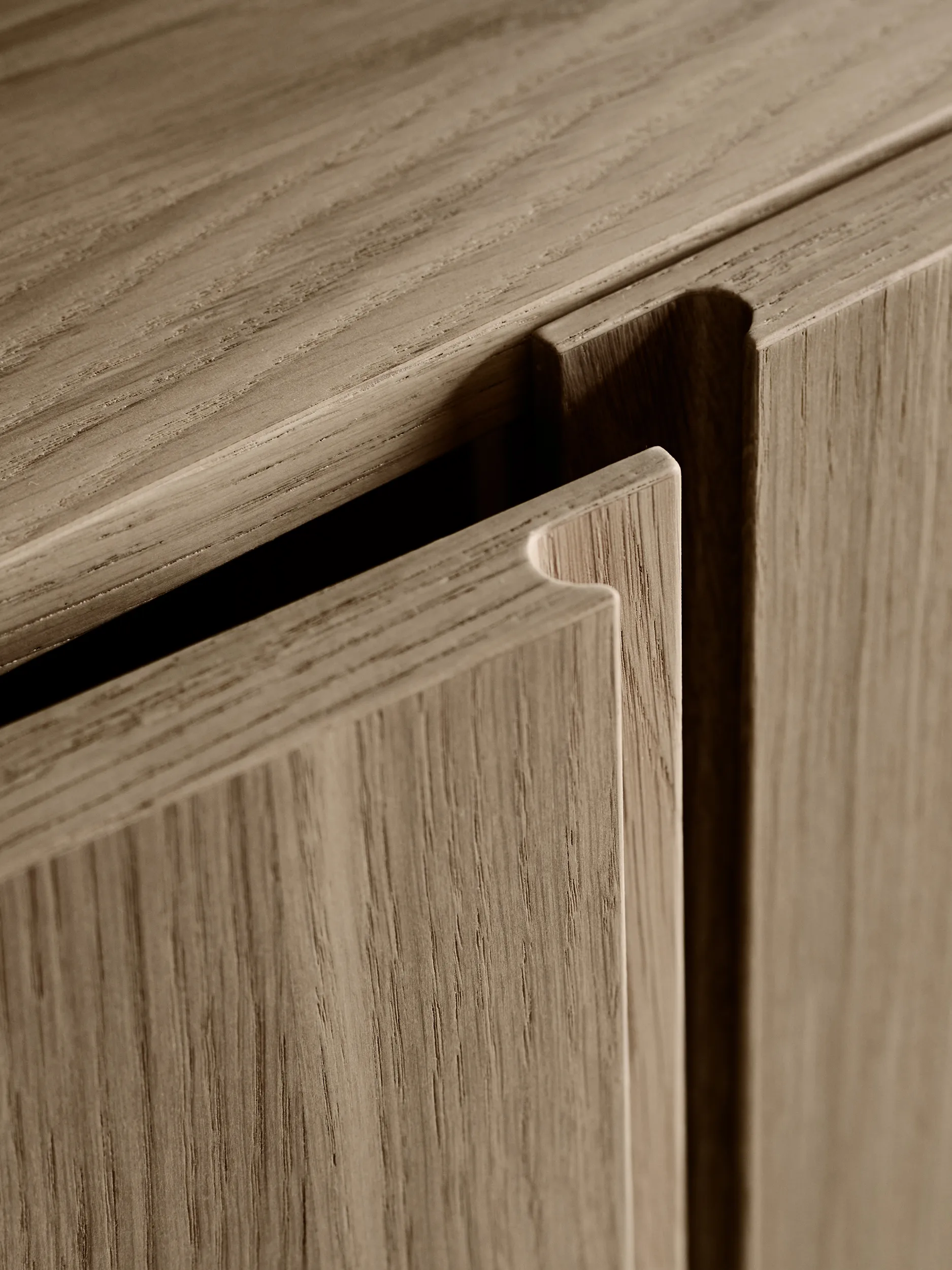 Pira G2 hyllsystem F C A White/Oak 256-264 cm Pira