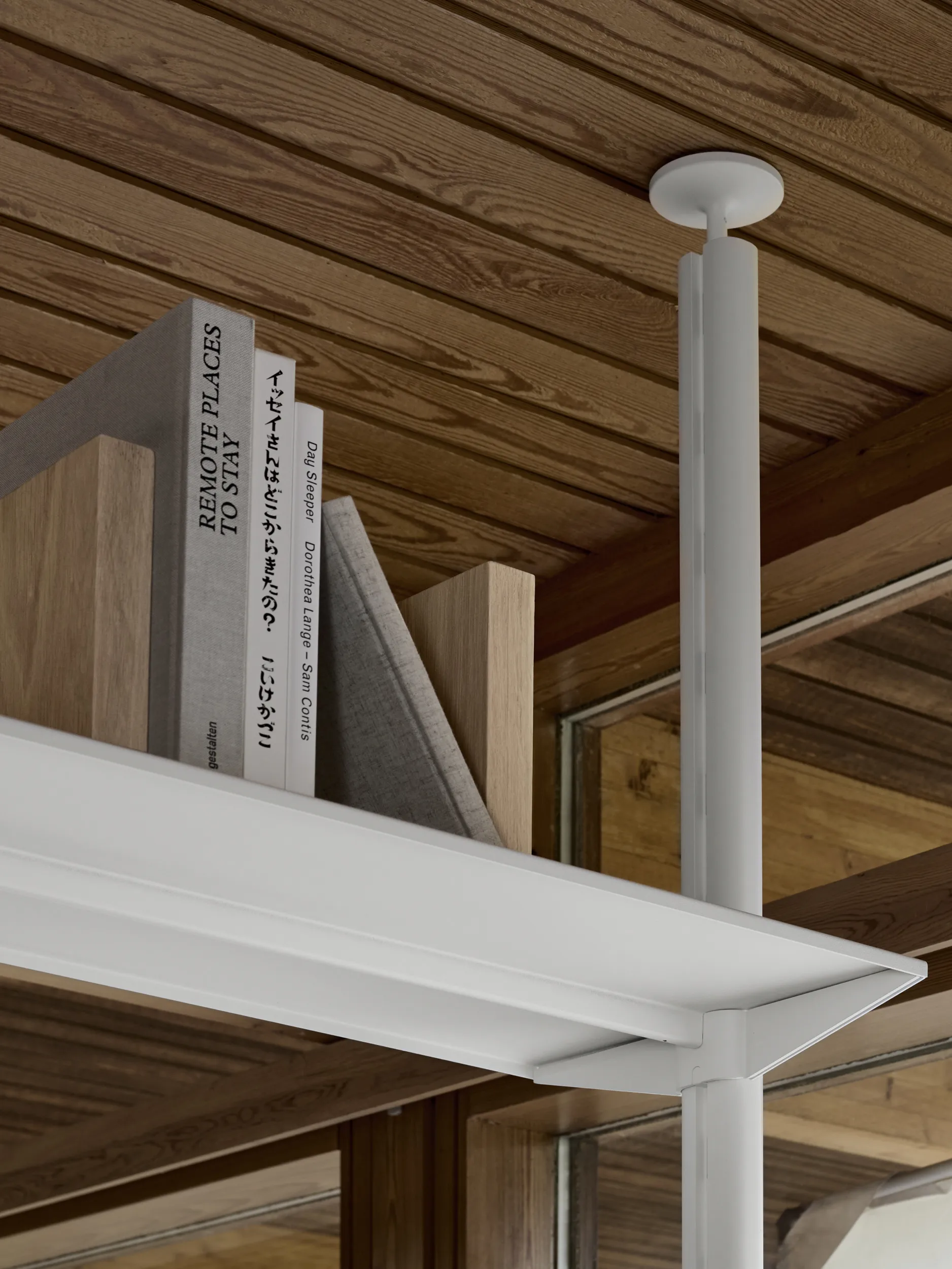 Pira G2 hyllsystem F C A White/Walnut 248-255 cm Pira