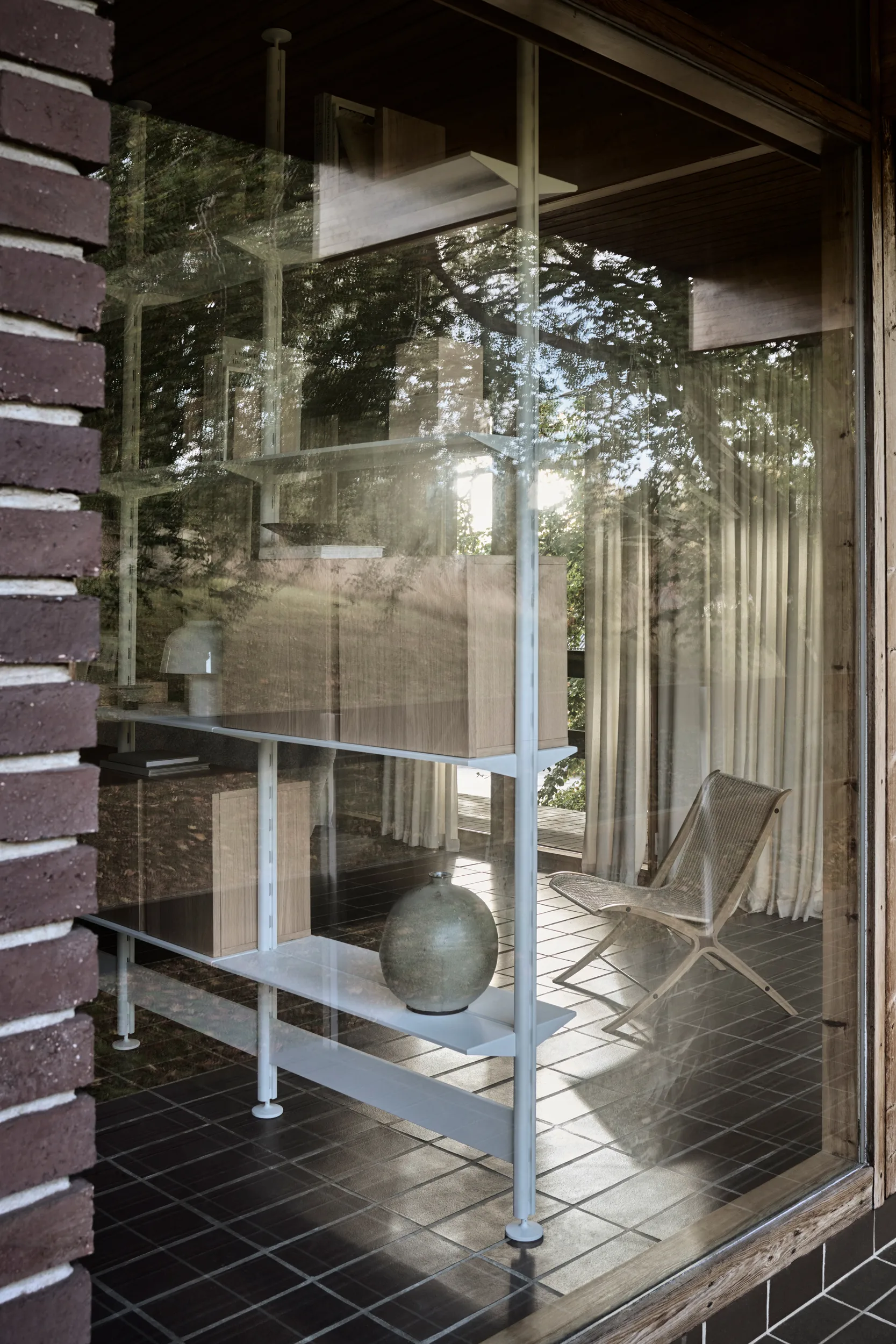 Pira G2 hyllsystem F C B White/Oak 256-264 cm,  Pira