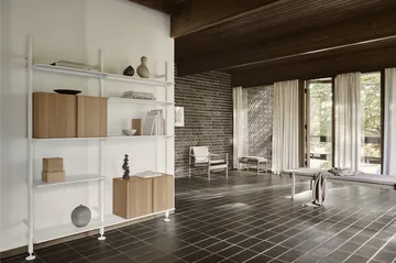 Pira G2 hyllsystem W A White/Oak - Pira