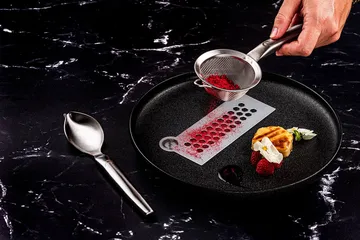 Plate-it dekorationssil - Rostfritt stål - Plate It