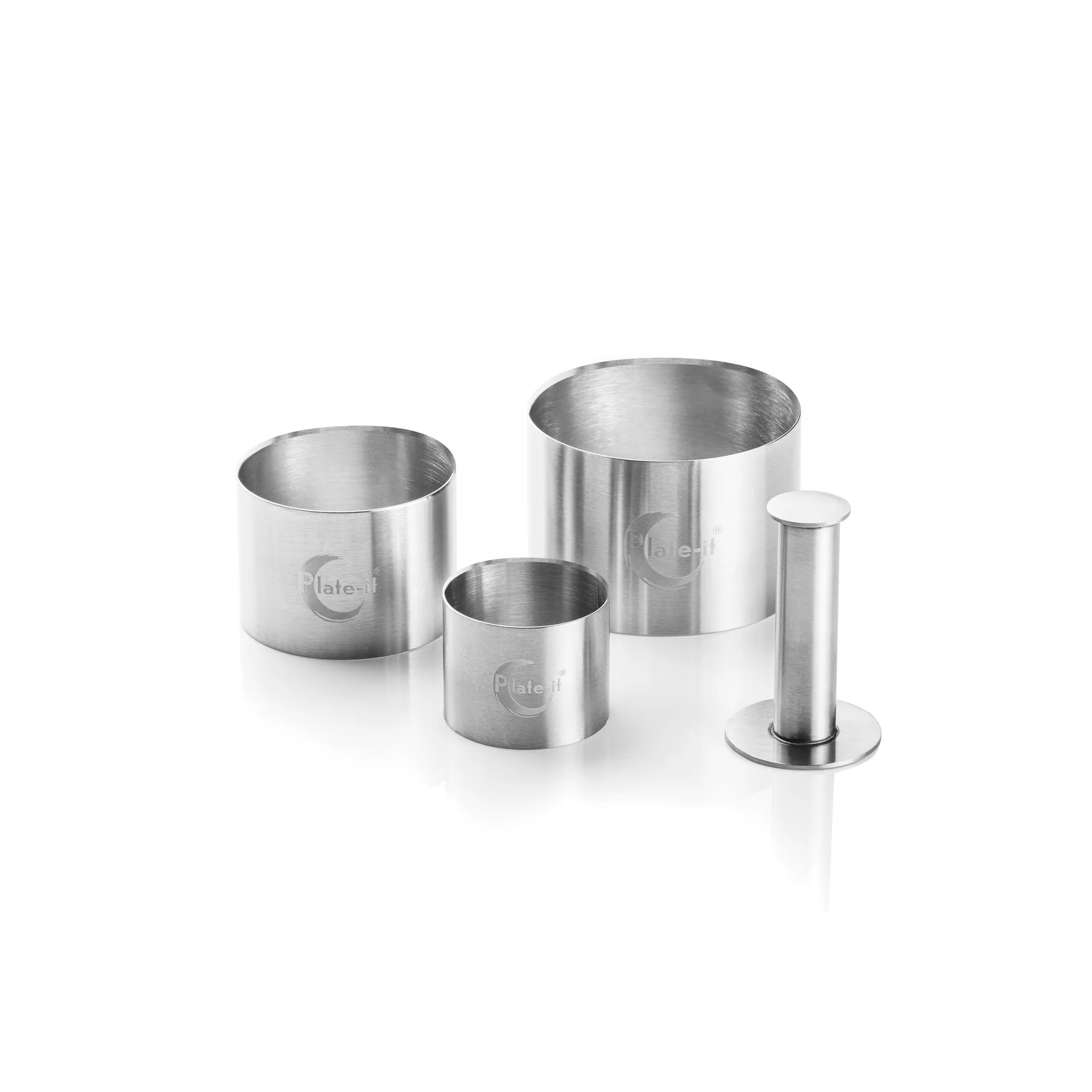 Plate-it garneringsformar 4 delar, Stål Plate It