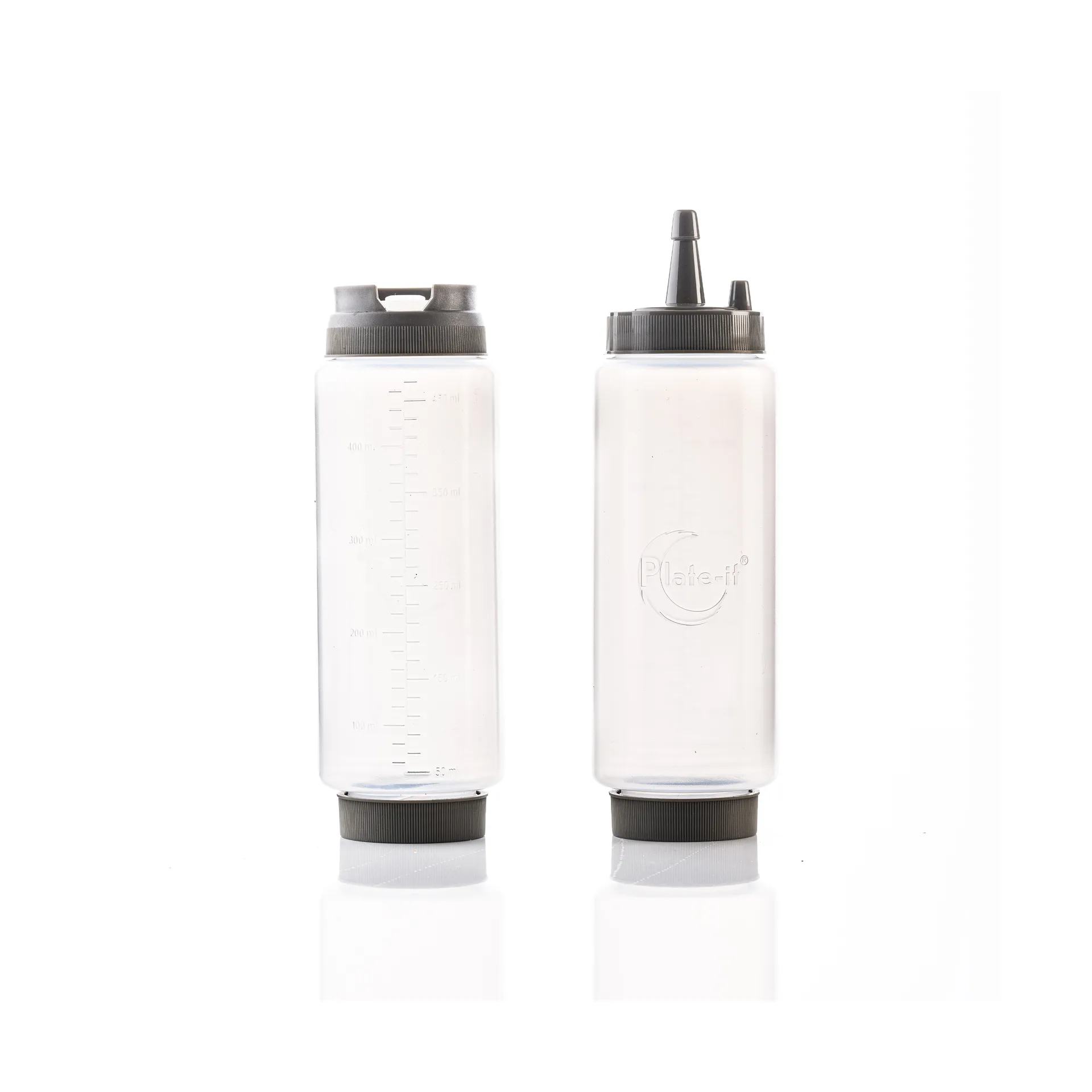 Plate-it klämflaska garnering 22 cm 2-pack, Vit-grå Plate It
