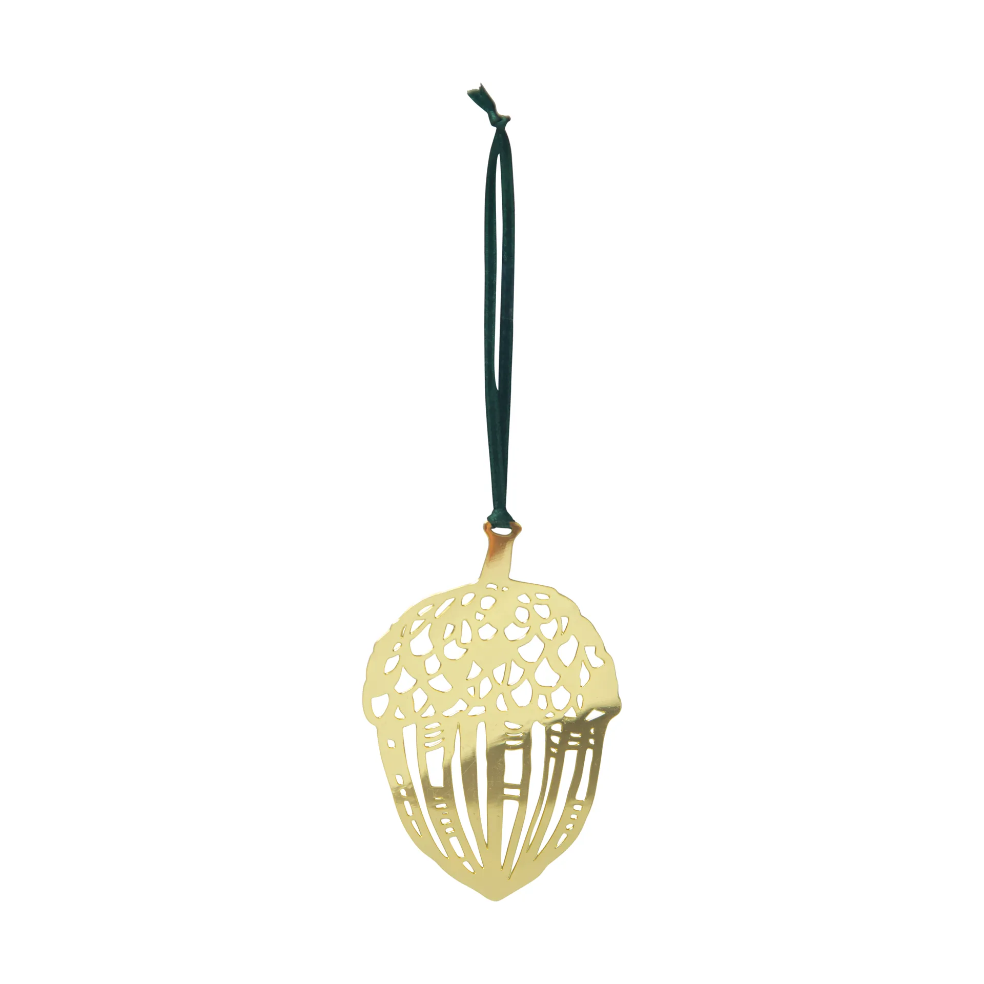 Acorn julhänge, Guld Pluto Design