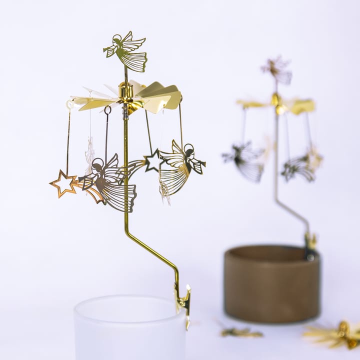 Änglaspel clips änglar & stjärnor, Guld Pluto Design