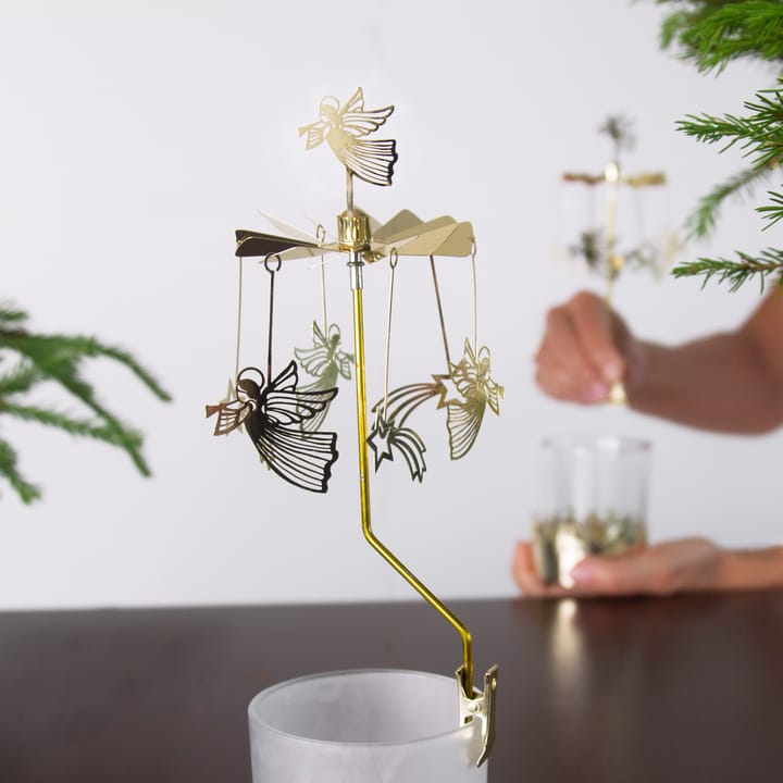 Änglaspel clips änglar & stjärnor, Guld Pluto Design