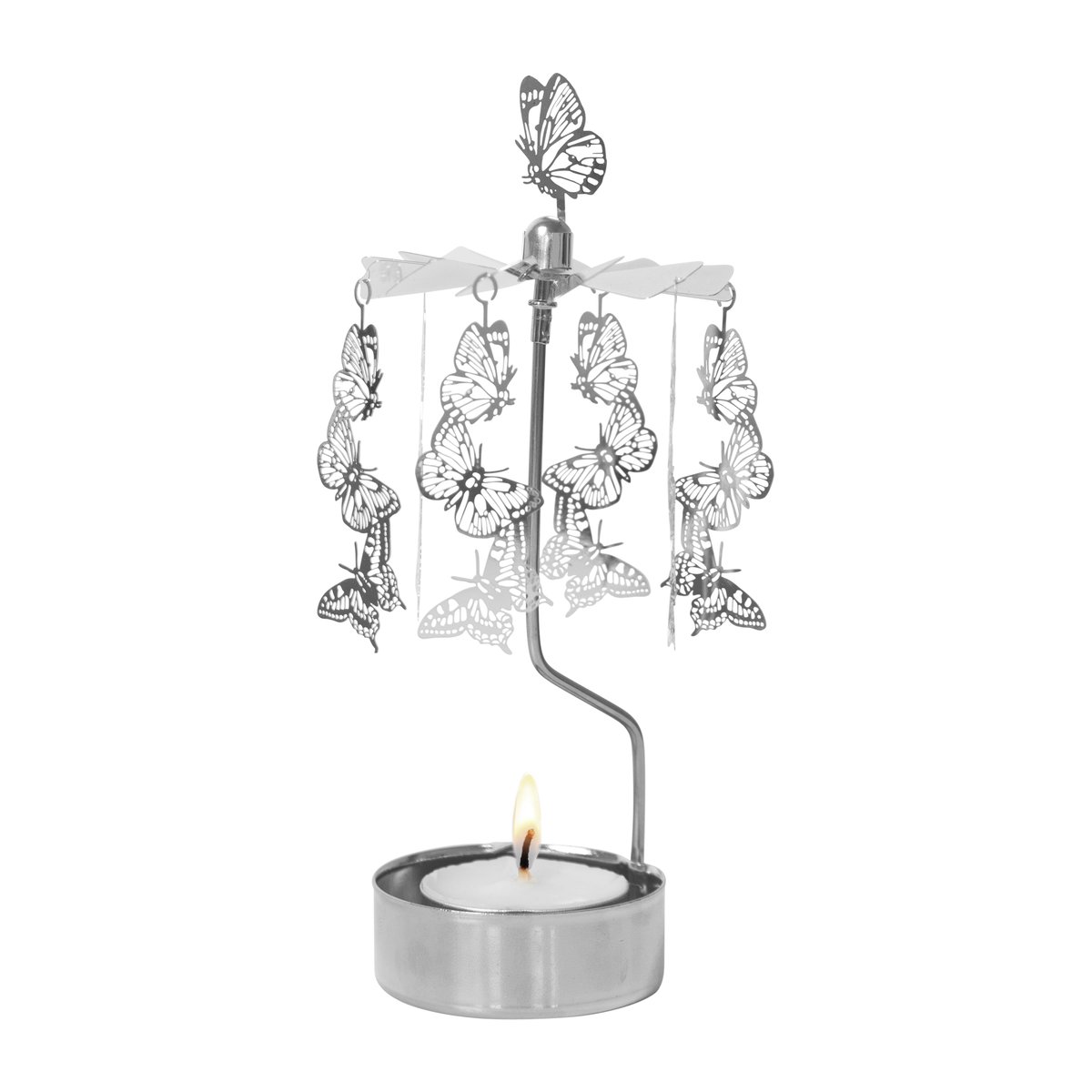 Pluto Design Änglaspel papillons Silver | Skandinavisk Design | Ljuslyktor & Ljusfat | Silverfärgad