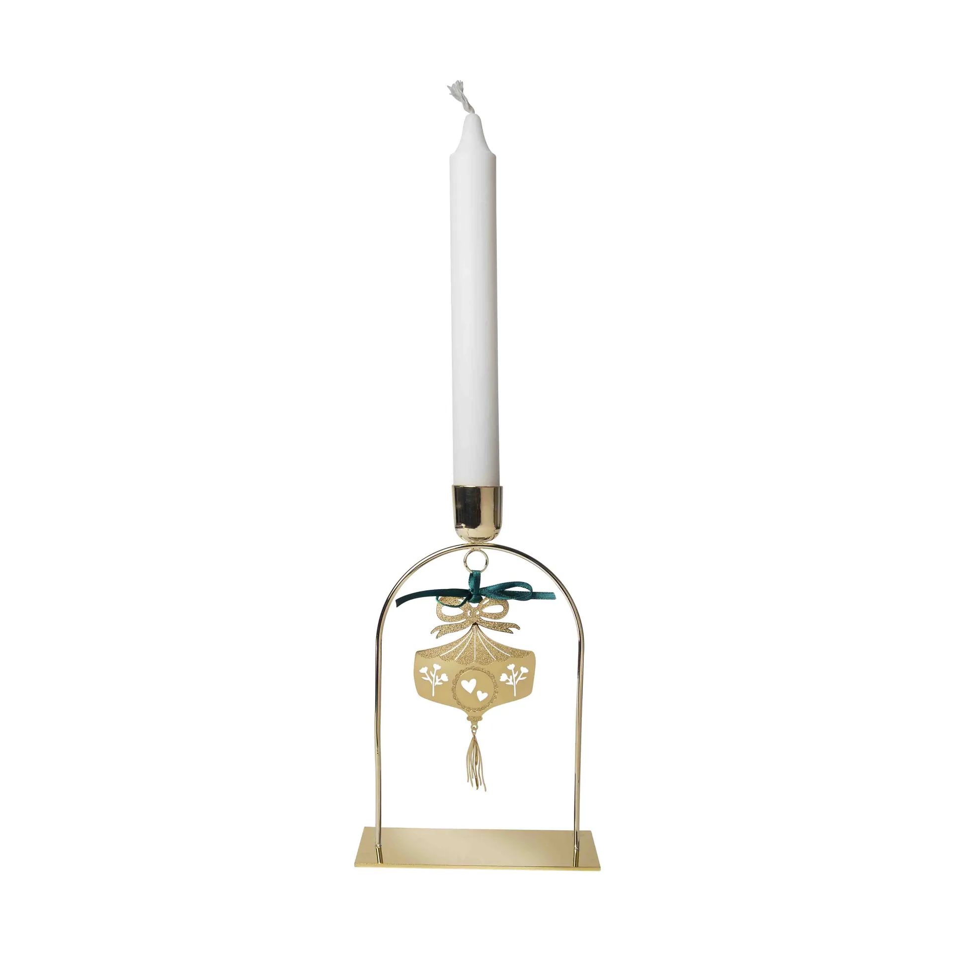 Arc deco ljusstake, Guld Pluto Design