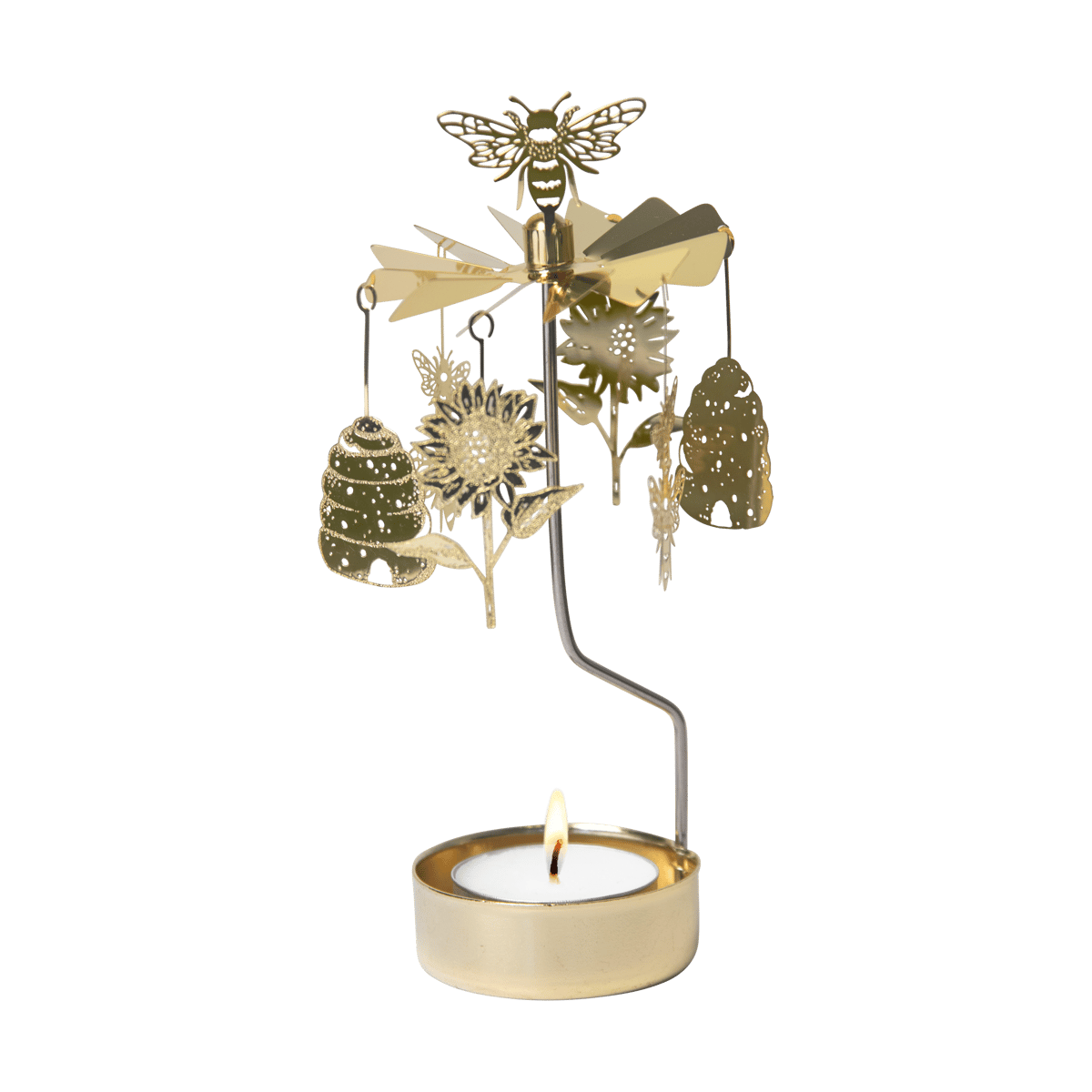 Pluto Design Bee Mine änglaspel Guld | Skandinavisk Design | Ljuslyktor & Ljusfat | Guldfärgad