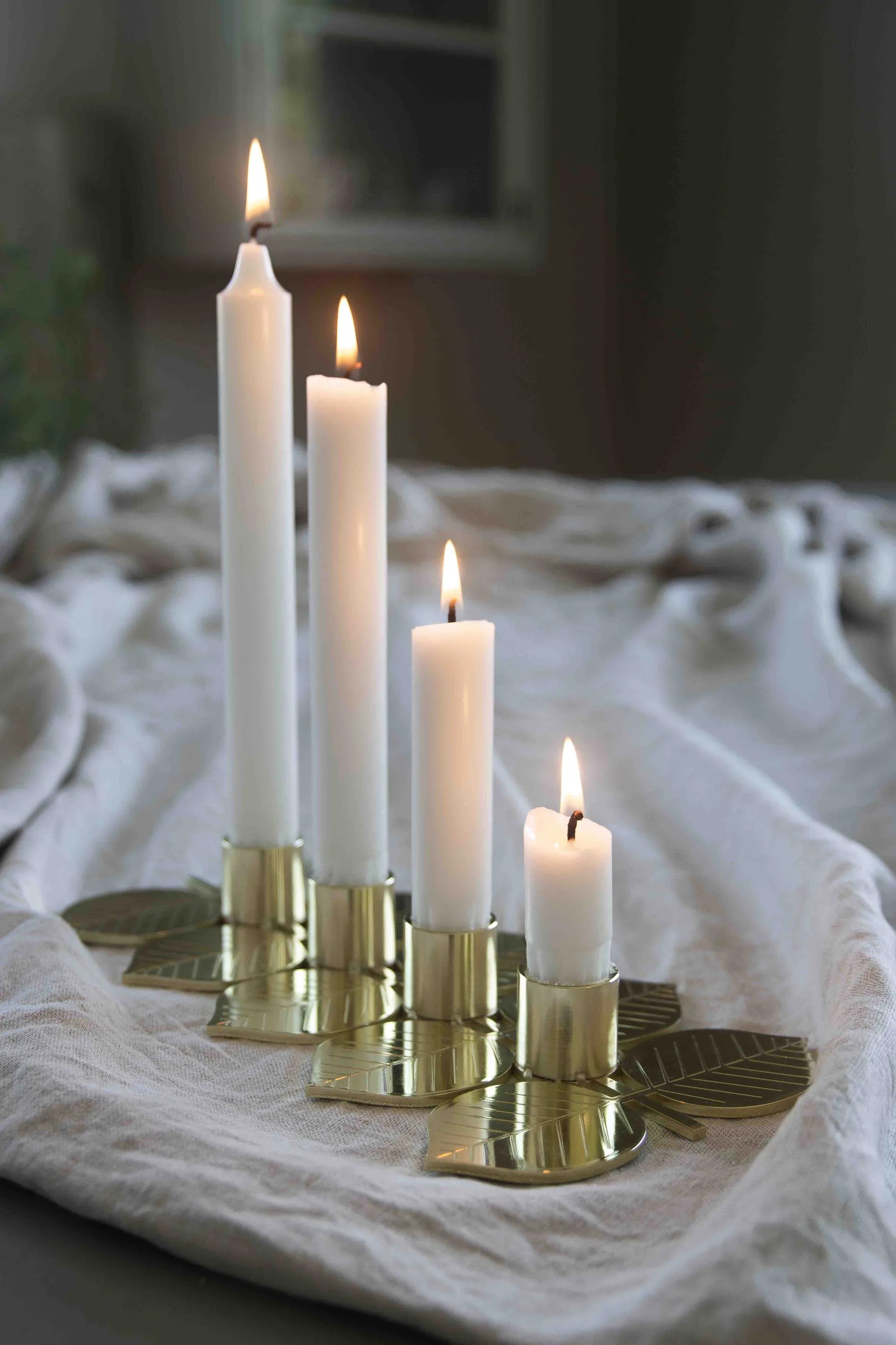 Berså adventsljusstake, Guld Pluto Design