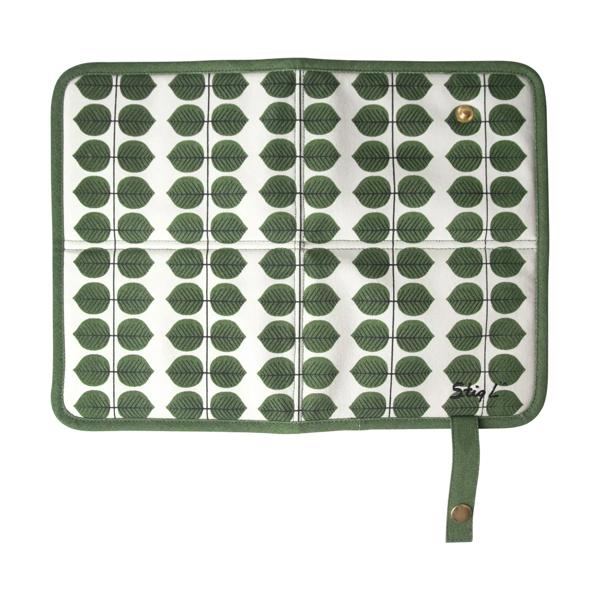 Pluto Design Berså sittunderlag Vit-grön