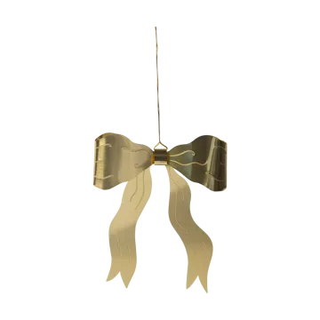 Bow dekorationshänge  - Guld - Pluto Design