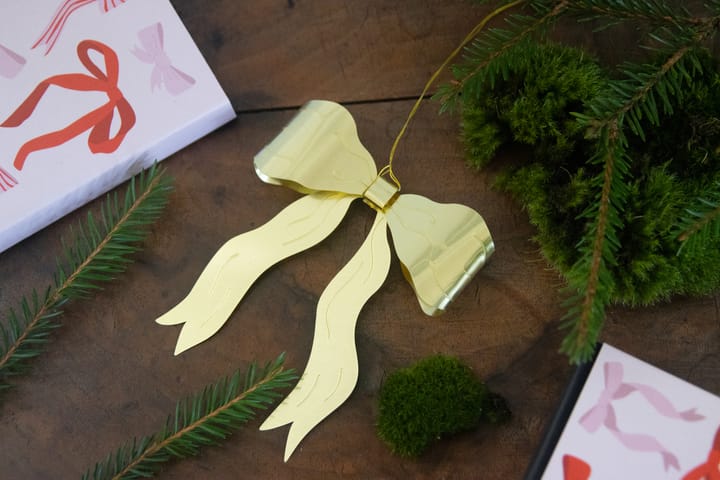 Bow dekorationshänge , Guld Pluto Design