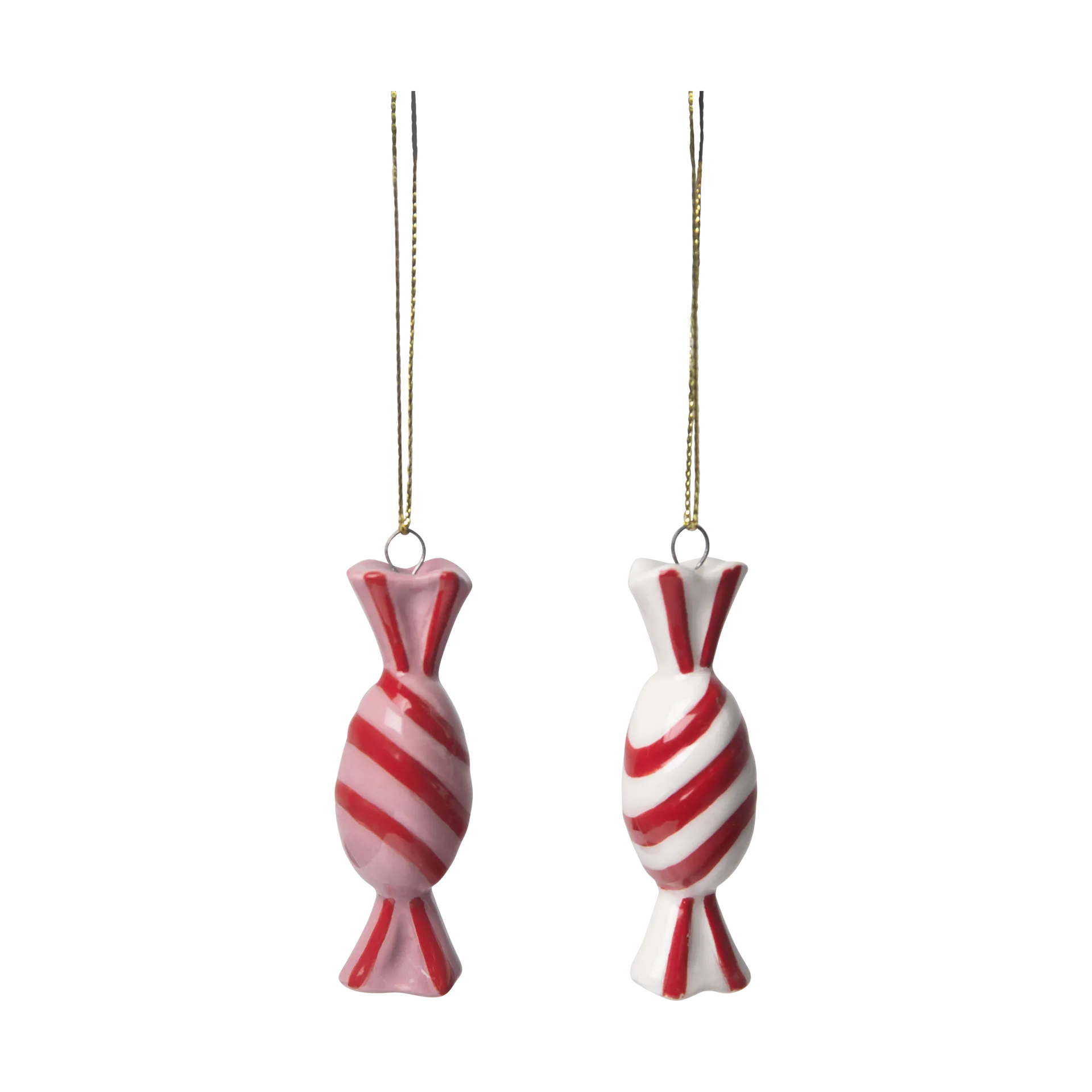 Candy dekorationshänge 2 delar, Röd-vit Pluto Design