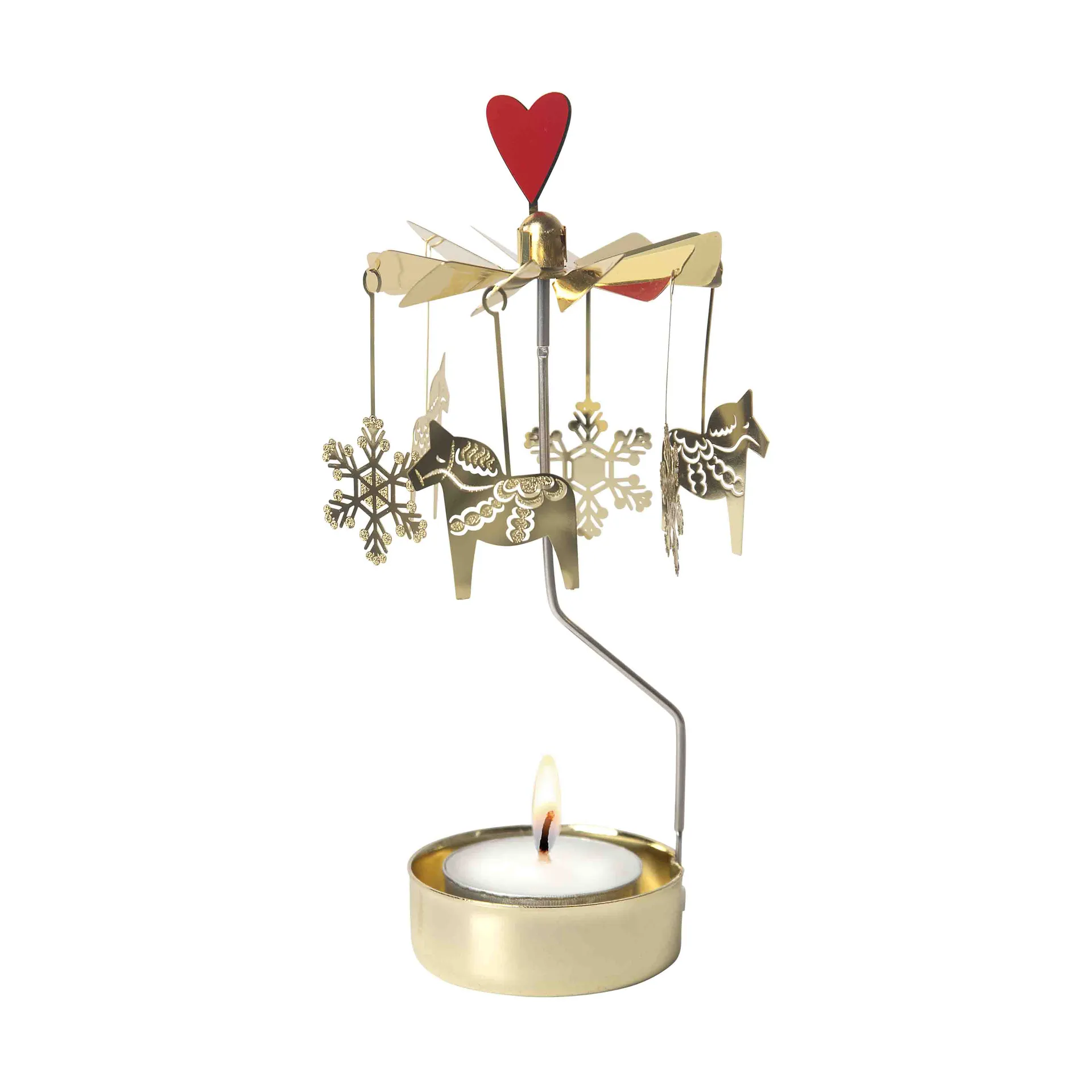Christmas horse änglaspel, Guld Pluto Design