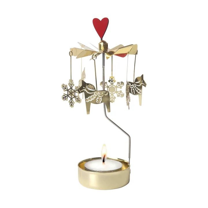 Christmas horse änglaspel - Guld - Pluto Design