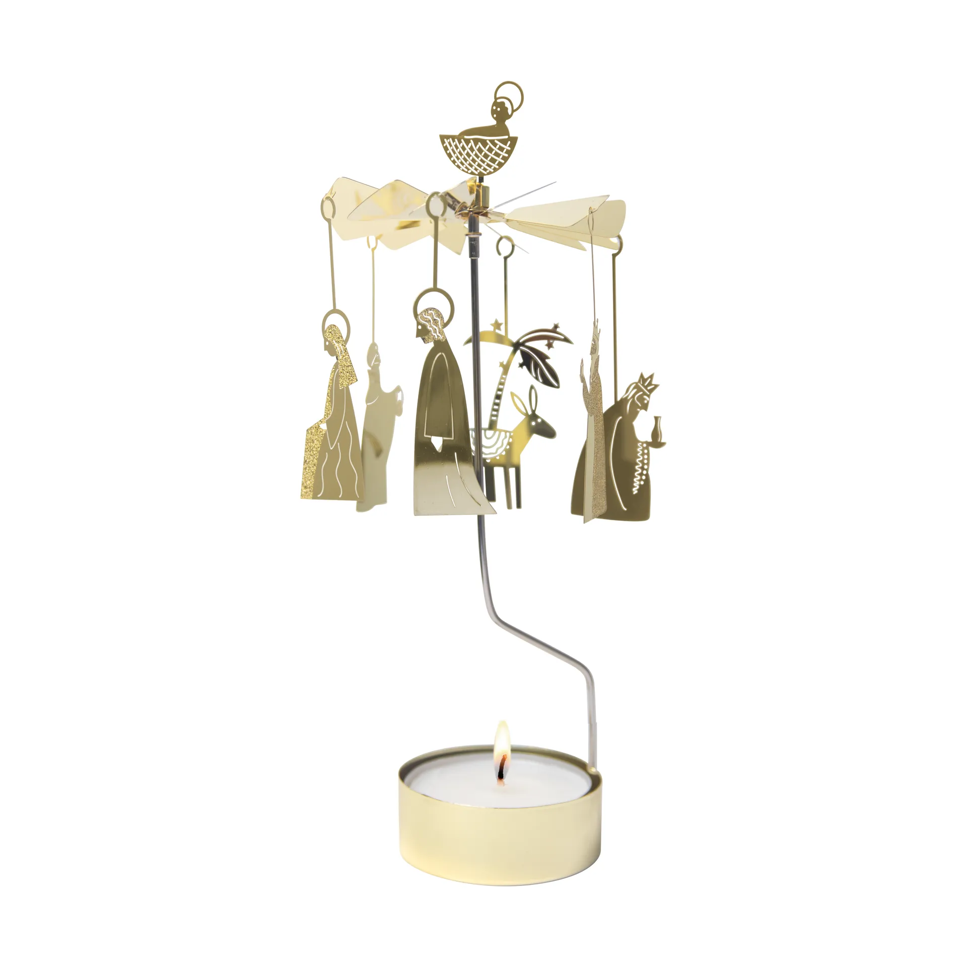 Crib family änglaspel, Guld Pluto Design