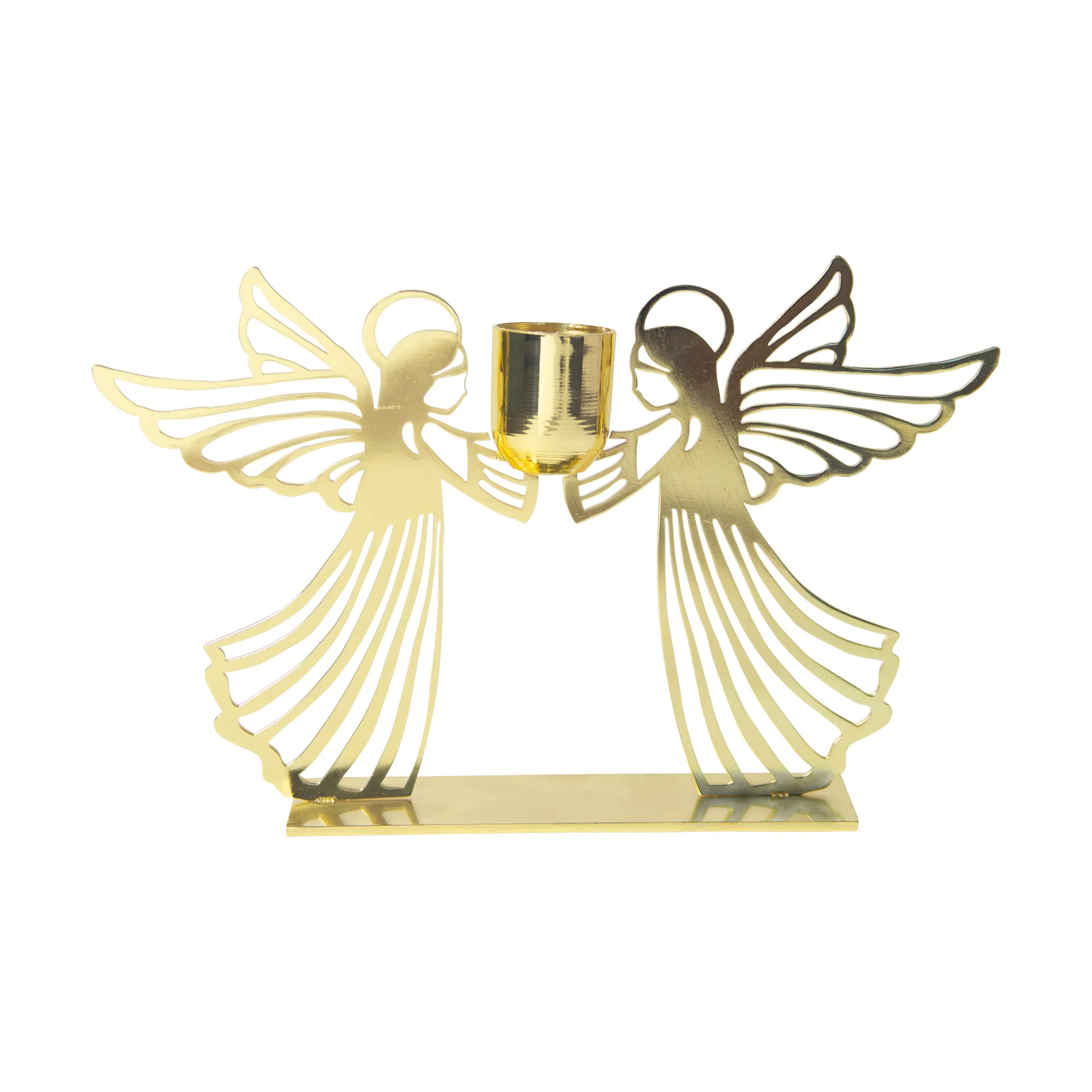 Flying angel ljusstake, Guld Pluto Design
