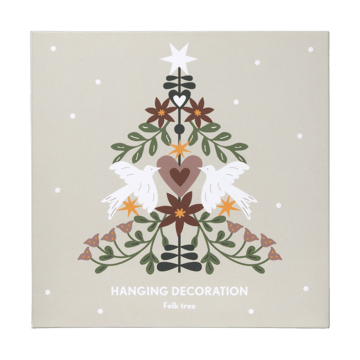 Folk tree dekorationshänge - Guld - Pluto Design