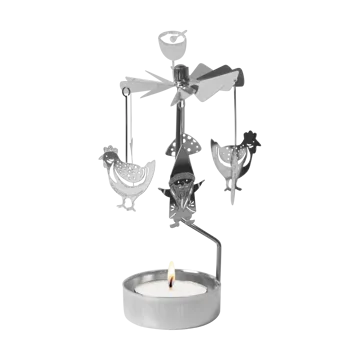 Fox & Santa änglaspel - Silver - Pluto Design