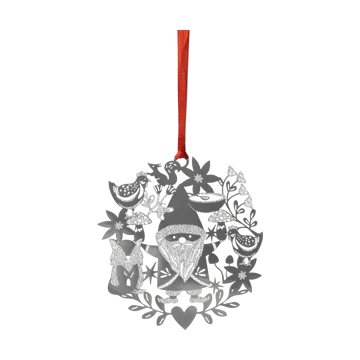 Fox & Santa julhänge - Silver - Pluto Design