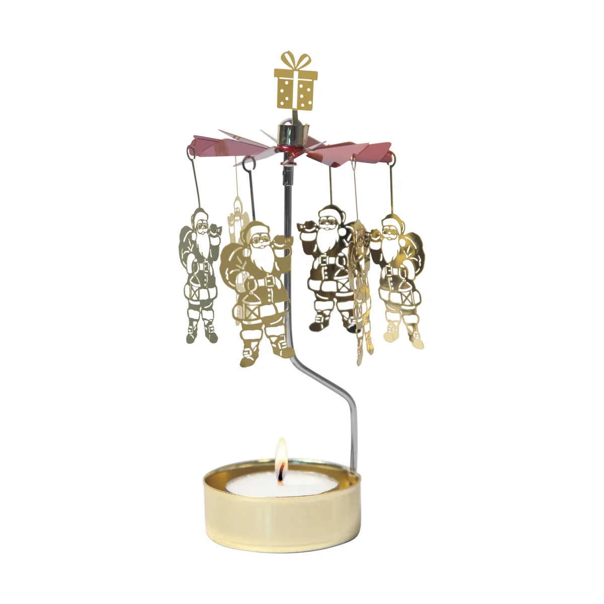 Pluto Design From Santa änglaspel Guld-röd snurra