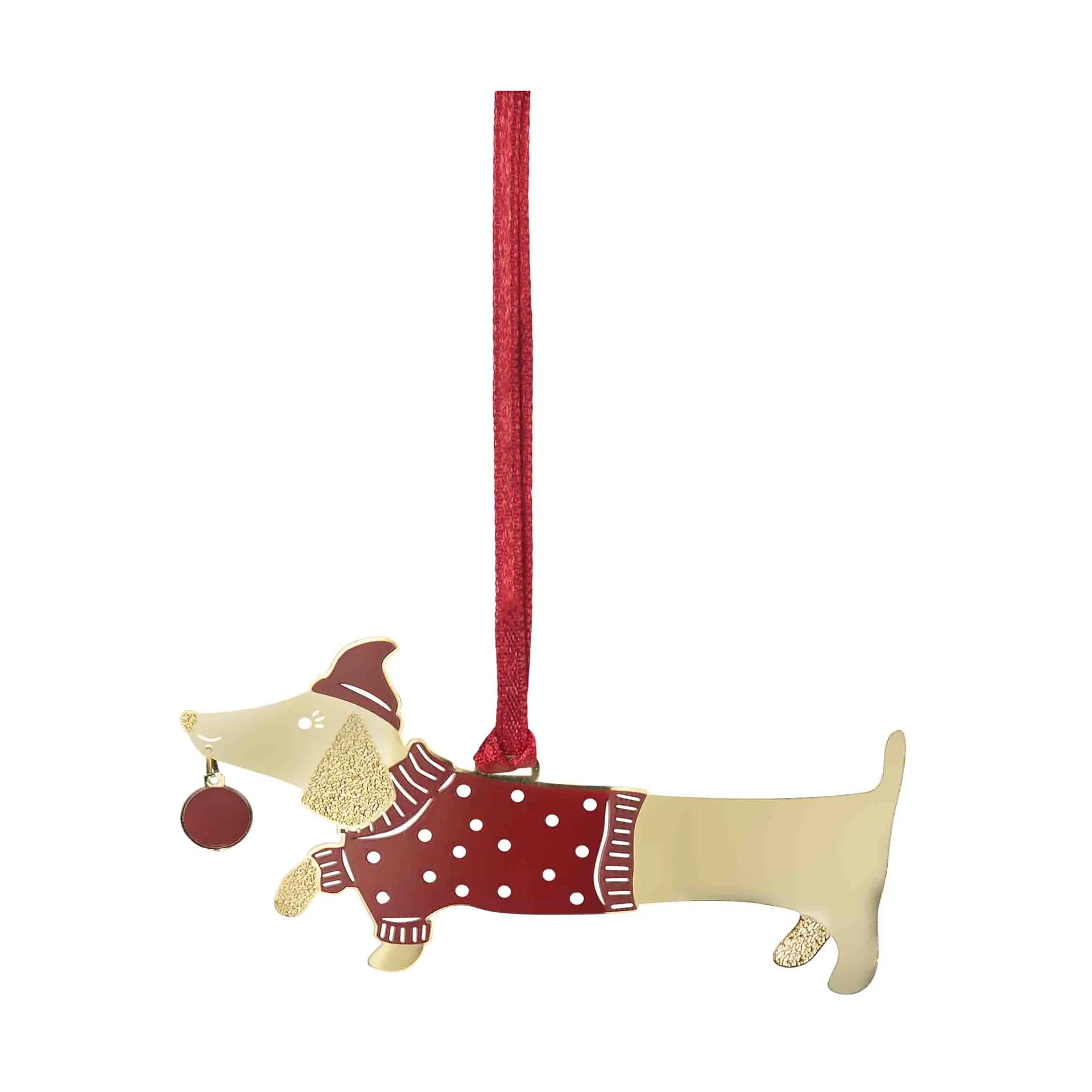 Jolly dog dekorationshänge, Guld Pluto Design