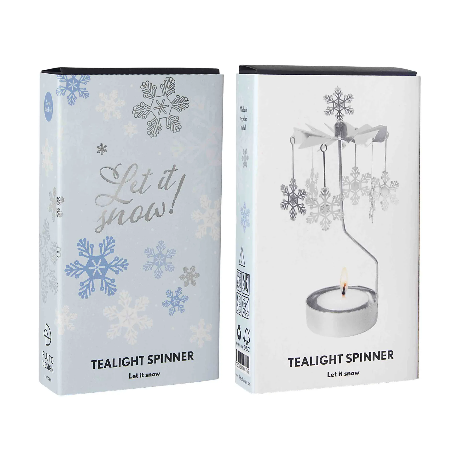 Let it snow änglaspel, Silver Pluto Design
