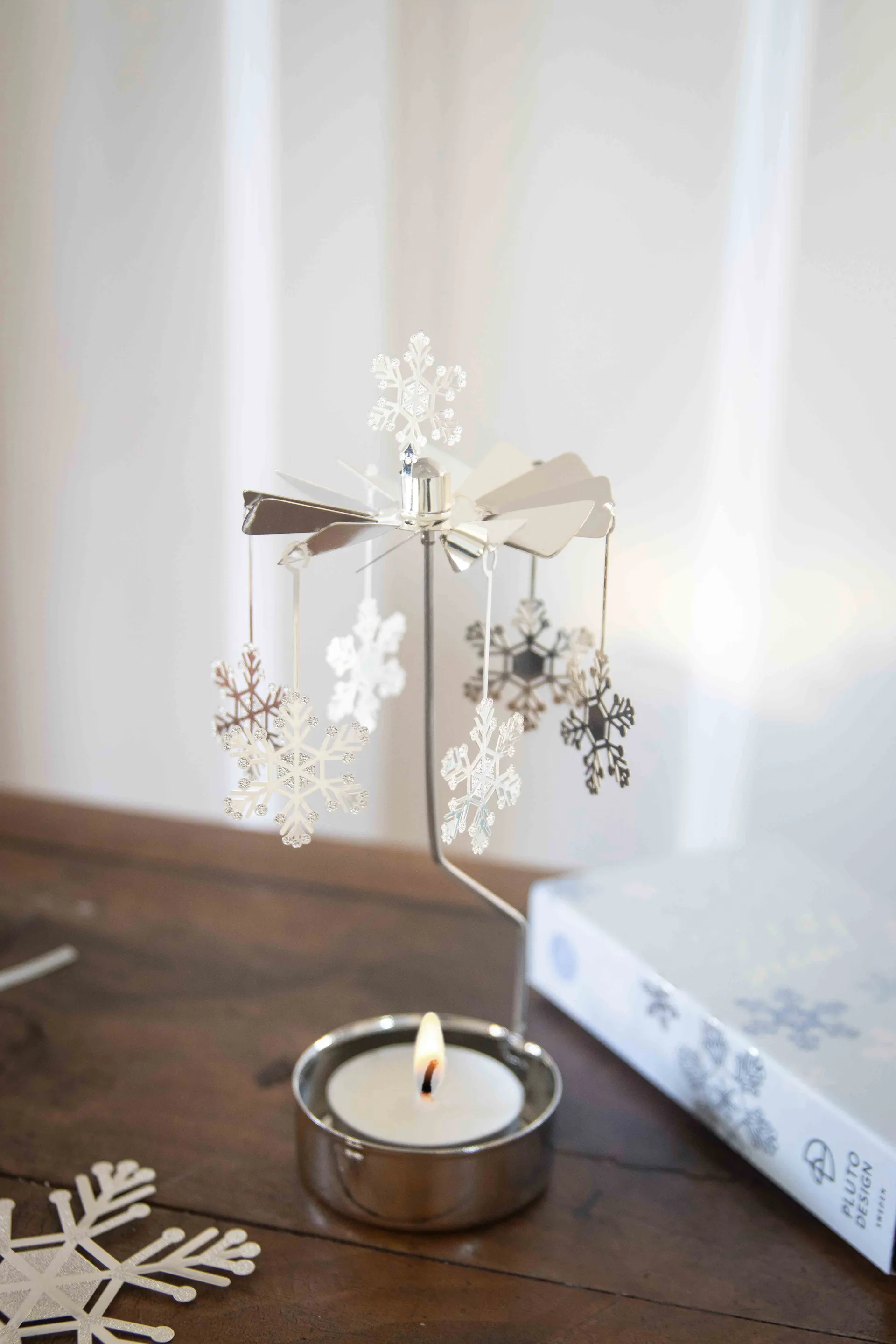 Let it snow änglaspel, Silver Pluto Design