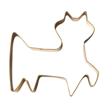 Lisa Larson Felix kakform - Guld - Pluto Design