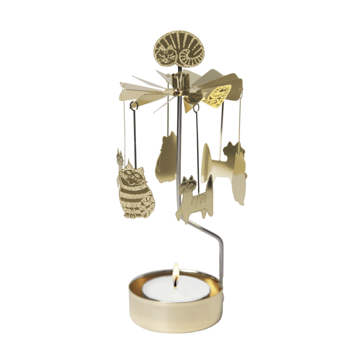 Lisa Larson katter änglaspel - Guld - Pluto Design