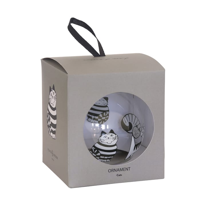 Lisa Larson katter julgranskula, White-black Pluto Design