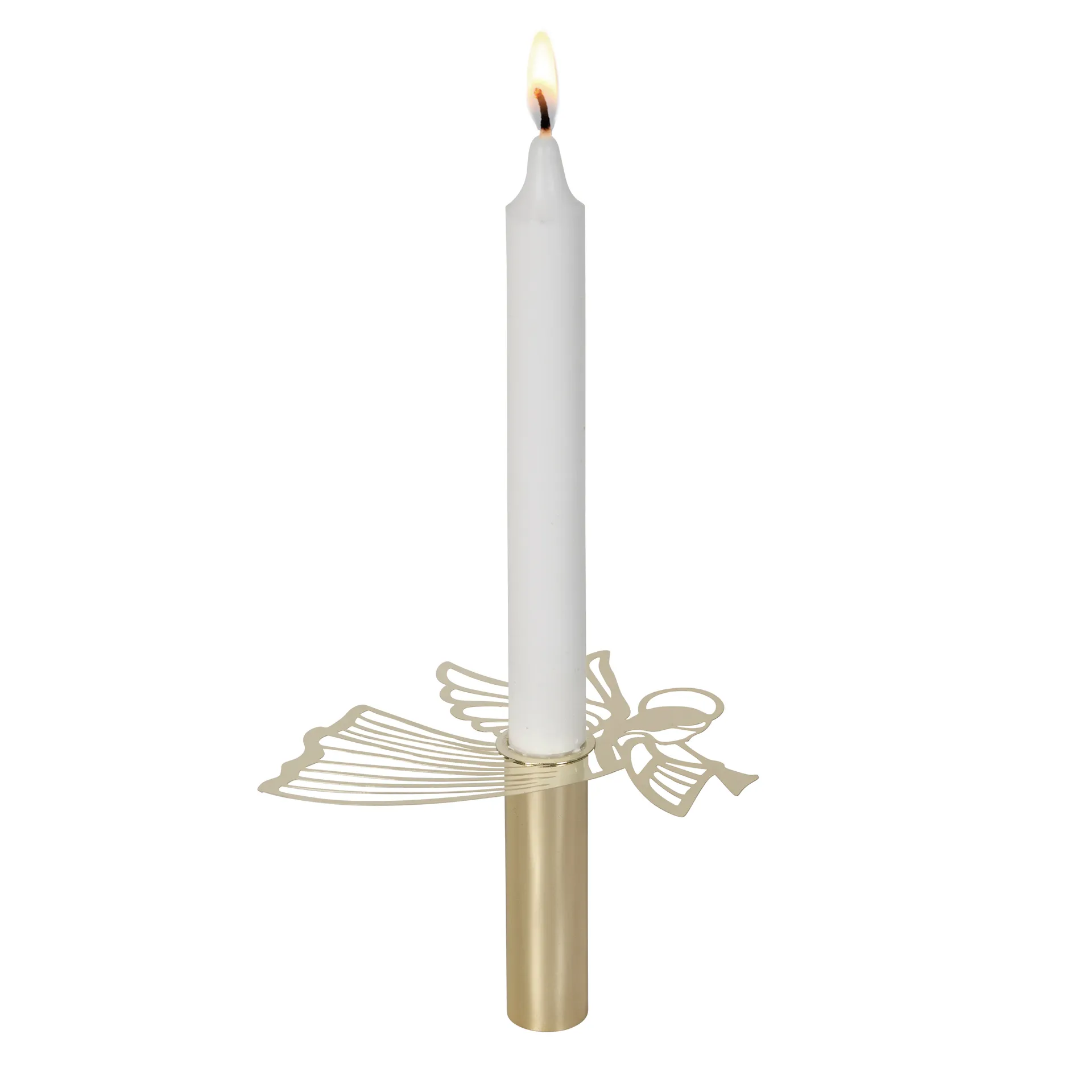 Ljusstake flygande ängel, Guld Pluto Design