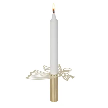Ljusstake flygande ängel - Guld - Pluto Design