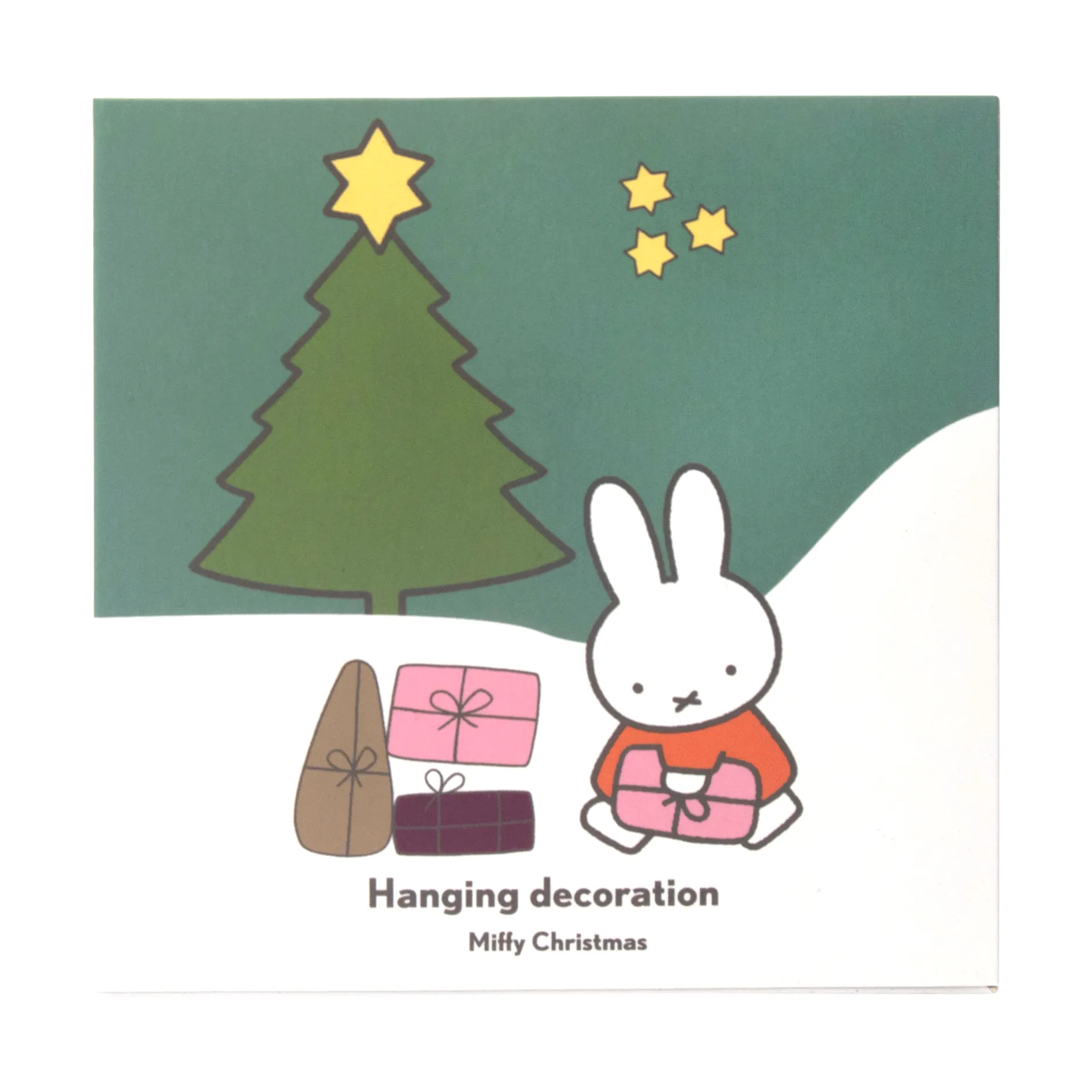 Miffy christmas dekorationshänge, Guld Pluto Design