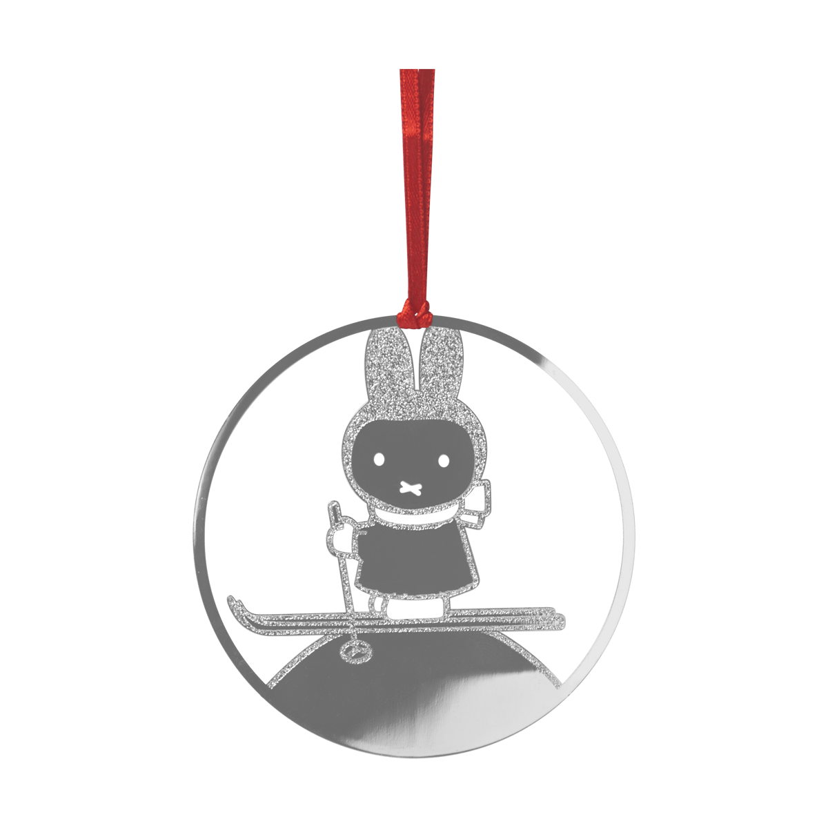 Pluto Design Miffy winter dekorationshänge Silver | Skandinavisk Design | Dekorationsdetaljer | Silverfärgad